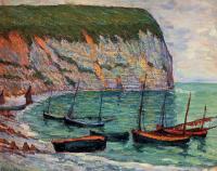 Maufra, Maxime - Fishing Boats on the Shore